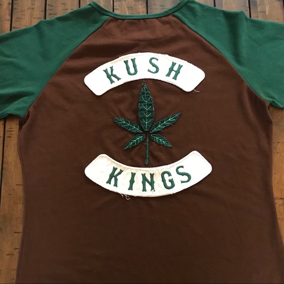Hudson 3/4 Sleeve T-Shirt Kush Kings - Picture 4 of 8